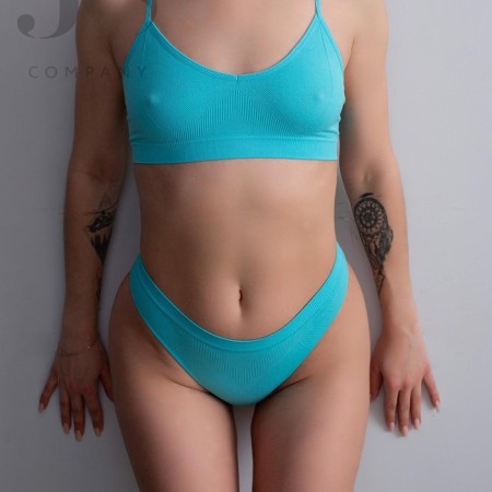 Cowards female brazilians, turquoise color, size s-m