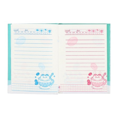 Gift notebook, 45 sheets, line, on a dragon castle (16.3x12.7cm)-4