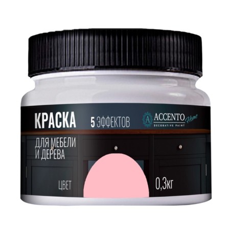 Furniture and woods “Direct pink”, half-gloss, 0.3 kg