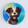 Disposable paper plate "puppy", 18 cm