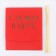 Happy New Year folding box, embossing, red, 20 x 18 x 5 cm, new year