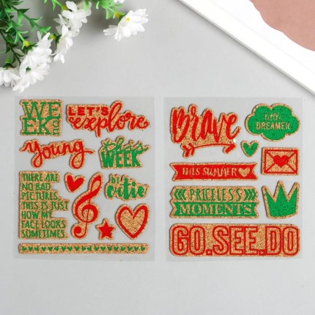Sticker "Dream" Mix 18.5x12 cm-2