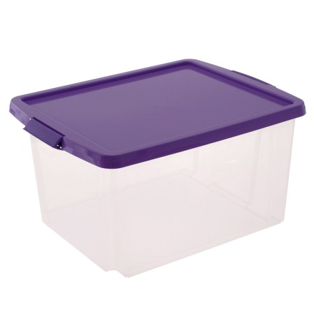 Storage container with a lid 30 l, 47 × 36.5 × 24.5 cm, color mix-7