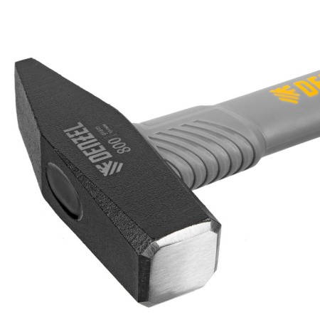Denzel 10488 locksmith hammer, TPR coating, Fiberglass handle, 800g-2