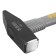 Denzel 10488 locksmith hammer, TPR coating, Fiberglass handle, 800g