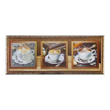 Carty clock is wall, series: kitchen, "coffee ceremony", 35 x 100 cm-6