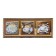 Carty clock is wall, series: kitchen, "coffee ceremony", 35 x 100 cm