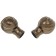 A set of tips for the cornice of "Fest Orion", D = 1.6 cm, 2 pcs, color old gold