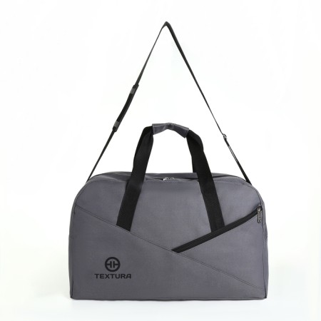 Road bag, textura, large size, color gray