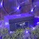 Garland "Network" 2 × 1.5 m, IP44, UMS, transparent thread, 192 LED, Blue glow, 220 V
