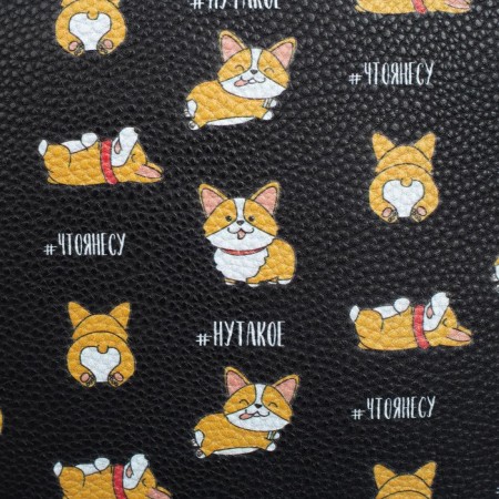 Baby backpack for girls from artificial leather "Corgi" 27x23 x 10 cm-5