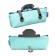 Penal soft, 1 compartment, 80 x 200 x 35 mm, voluminous, cotton fabric, phoenix, fingering from sophisticated leather