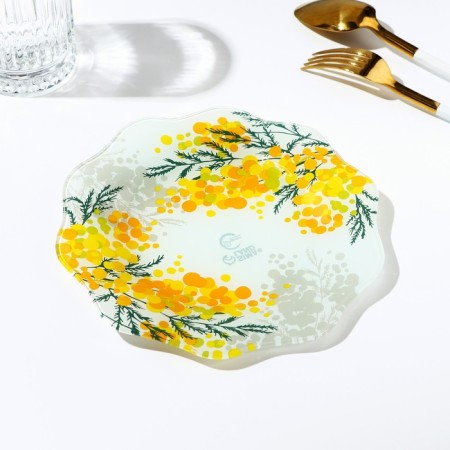 Plate "Tender Mimosa", 20 cm-1