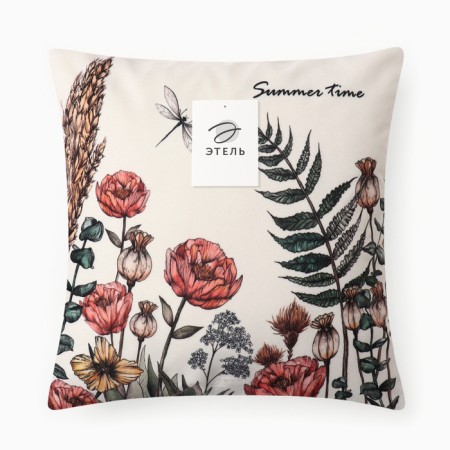 Case on the pillow Ethel "Summer Time", 40*40 cm, 100 p/e, velor-5