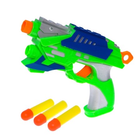 Pistol "Warrior", shoots with soft bullets, MIX color-4
