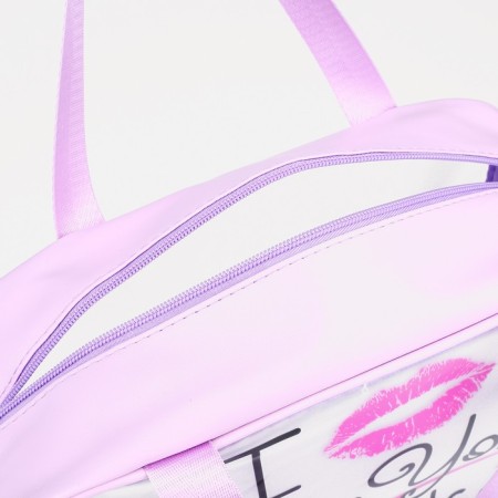 Lightning cosmetic bag, lilac color-2