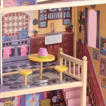 House puppet wooden Kidkraft "Kyla", three -story, with furniture-5