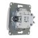 Glossa switch Sche GSL000153, 10 A, 2 keys, with backlight, hidden, white