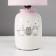 Board "cat" E14 40W white-pink 13x13x27 cm