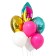 Bouquet of balls “Bright congratulations”, foil, latex, set 7 pcs.
