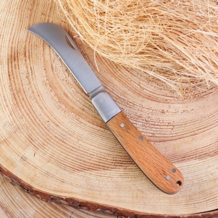 Folding knife "Gammal", blade 76mm/2.5mm, handle of wood-1