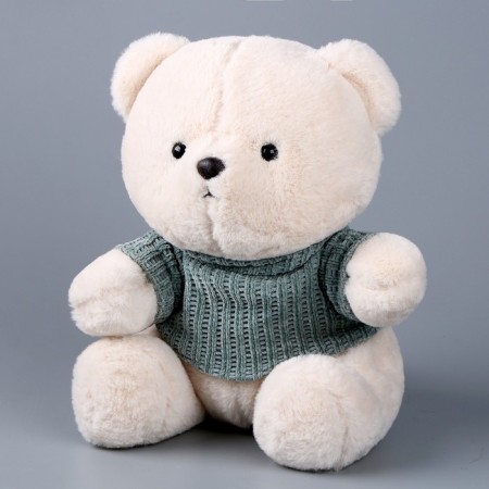 Soft toy "Bear", 26 cm, in a jacket, mix-4