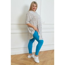 Female legins, size 64, color light blue