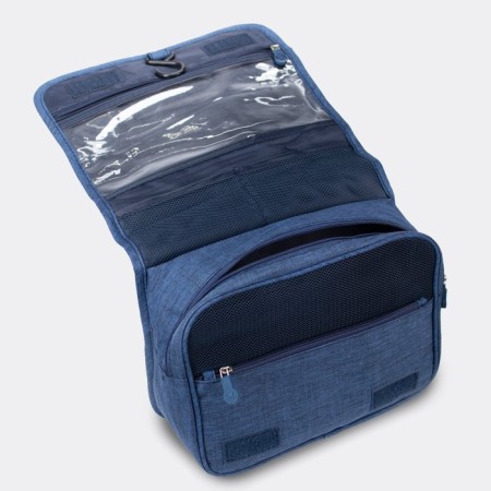 Cosmetic mester on Velcro, with hook, blue color-2