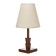 Eln table lamp E27 40W brown 19.5x19.5x38 cm Risalux