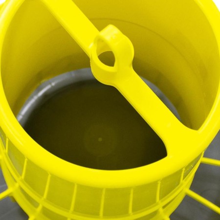 Bunker feeder for poultry 8.5 kg, on legs, plastic, compacta-1