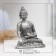 Figure "Buddha" Gray, 10.5cm