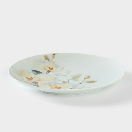 Porcelain plate "White Rosehip", D = 24 cm-1