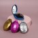 Massage comb “mother -of -pearl butterfly”, folding, with a mirror, 5.5 × 9 cm, color mix