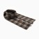Mongol wool of chocolate "chess", gray/brown color