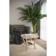 Table Journal Melbourne with Glass, 650x650x500, Dub Sonoma/Dub Sonoma