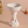 Stand for incense "Egyptian" height 10cm, diameter 7cm white