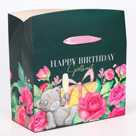 Package-Korobok, 28 x 20 x 13 cm "Happy Birthday", packaging, me to you-1
