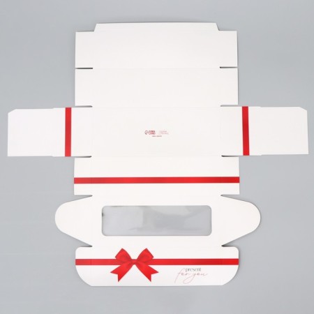 Confectionery packaging, cupcake box with a window, Bant, 26 x 10 x 8 cm-5