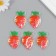 Shaker for creativity PVC "Carrot" with a glitter of 5.5x4 cm