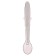 Spoon silicone children's "giraffes", white color