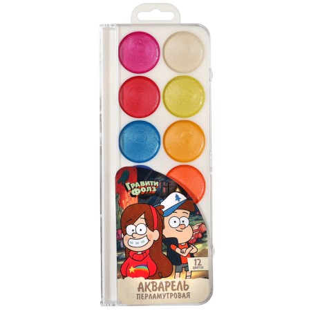 Persian watercolor "Gravity Folz", 12 colors, without brush-3