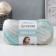 Yarn "Angora Active" 20% wool, 80% acrylic 500m/100g (852 bir-cream-white)