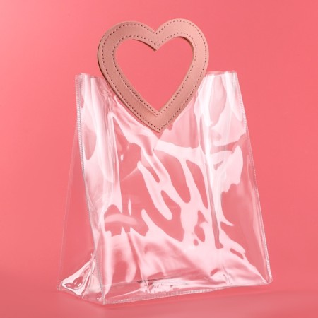 Gift package from PVC pink 26.5 x 23 x 12cm-1