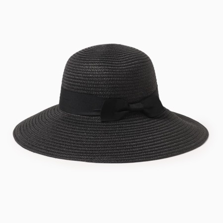 Women's hat minku "Beach", size 56-58, black color