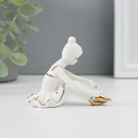 Souvenir "Ballerina" gold 7 cm-1