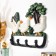 Hooks decorative cast iron "Three white goose" Color 20x3x24 cm