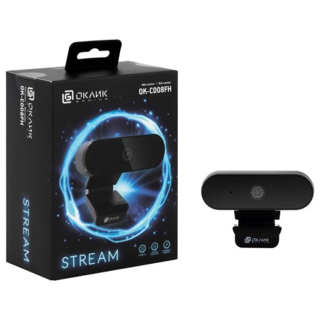 Camera Web Rick OK-C008FH Black 2MPIX (1920x1080) USB2.0 with a microphone-8