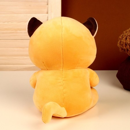 Soft toy "cat", size 22 cm, redhead color-1