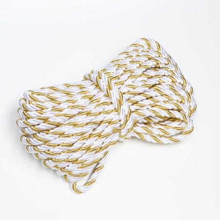 Cord twisted, decorative, without braid, No. 0.1, 12 mm, 25 m