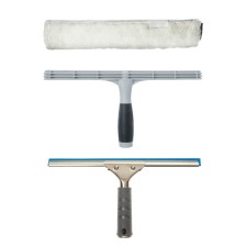 Seasonal set for washing the windows of Quick Start, a fixed holder, a fur coat, a square